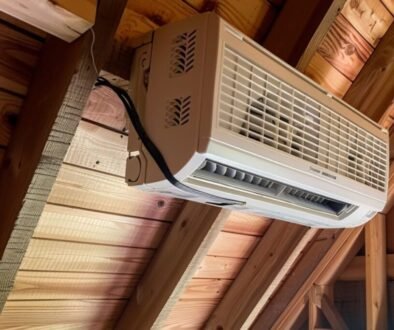 An attic air conditioner.